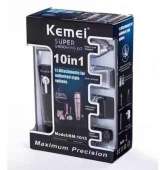 kemei-tondeuse-professionnelle-rechargeable-10en1-km-1015-noir